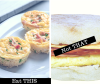 Take the flavor from that processed breakfast wrap and kick it up a notch or ten. Bake egg muffins in tins, add your favorite veggies and cheese and store in the freezer. Breakfast on the go. 